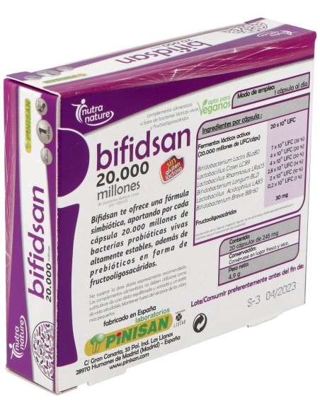 Bifidsan 20.000 20Cap. de Pinisan