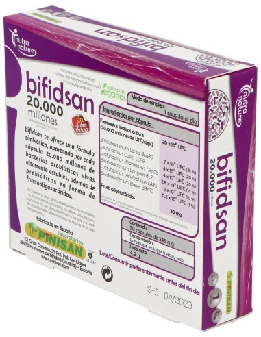 Bifidsan 20.000 20Cap. de Pinisan