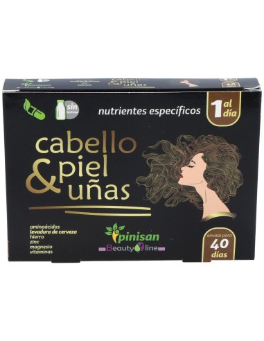 Cabello Piel Y Uñas 40Cap. de Pinisan