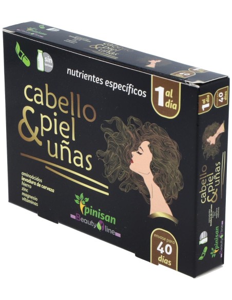 Cabello Piel Y Uñas 40Cap. de Pinisan