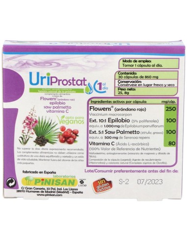 Uriprostat 30Cap. de Pinisan