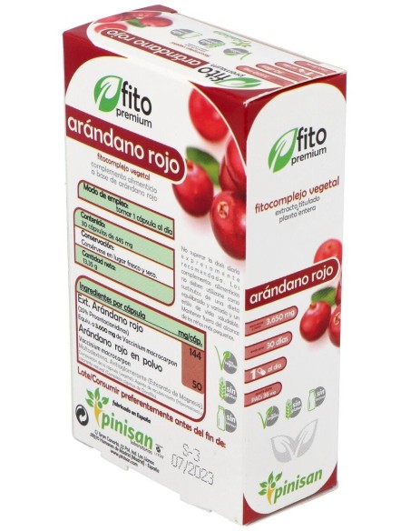 Fito Premium Arandano Rojo 30Cap. de Pinisan