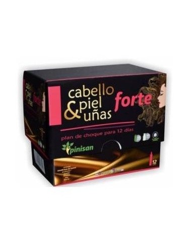 Cabello, Piel Y Uñas Forte 12Viales de Pinisan