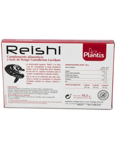 Reishi Hongo 40Cap. de Artesania