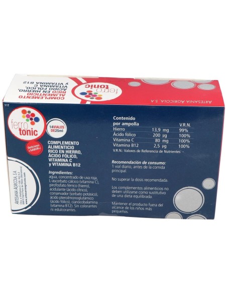 Ferrotonic 14Viales de Artesania