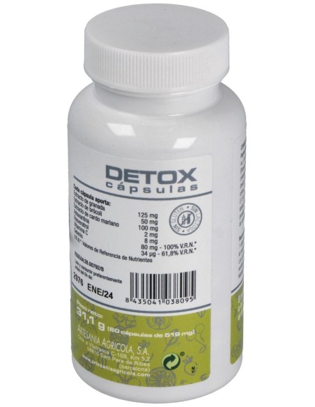 Detox Plantis 60 Cap. de Artesania