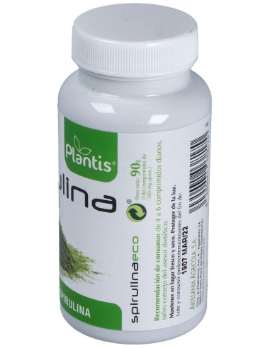 Spirulina Eco Plantis 180 Comp de Artesania