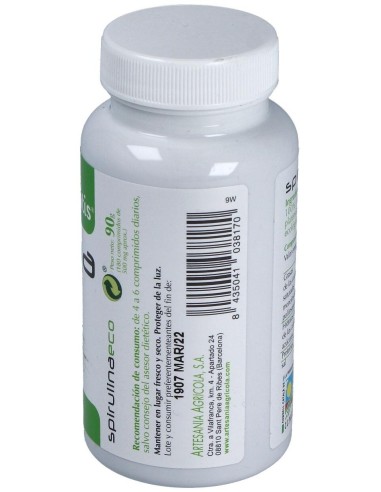 Spirulina Eco Plantis 180 Comp de Artesania