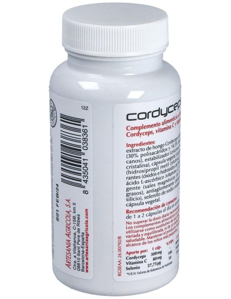 Cordyceps Plantis 60 Cap de Artesania