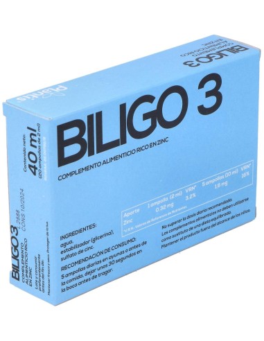 Biligo 03 (Zinc) 20Amp de Artesania
