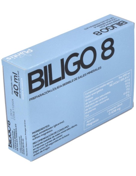 Biligo-8 Mg 20 Ampollas X 2 Ml de Artesania