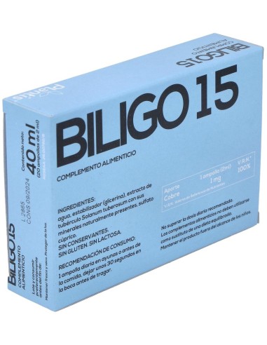 Biligo-15  20 Ampollas X 2 Ml de Artesania