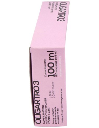 Oligartro 3 (Zinc-Cobre) 20 Amp. de Artesania