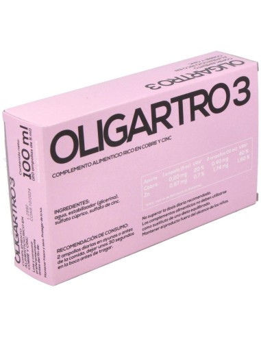 Oligartro 3 (Zinc-Cobre) 20 Amp. de Artesania