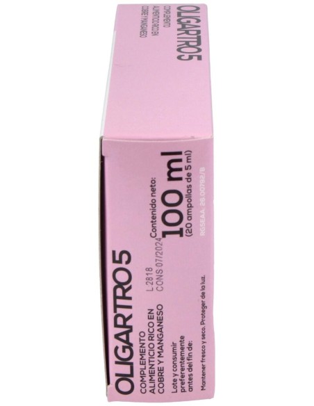 Oligartro-5 Mn-Cu 20 Amp X 5Ml de Artesania