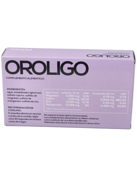 Oroligo 20 Ampollas X 5 Ml de Artesania