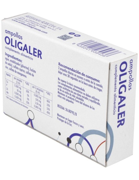 Oligaler 20 Ampollas X 2 Ml de Artesania