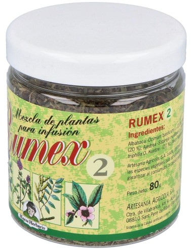 Rumex 2 Digestivo Bote 80 G de Artesania