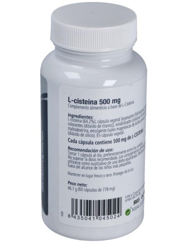 Cisteina Plantis 60 Cap. de Artesania