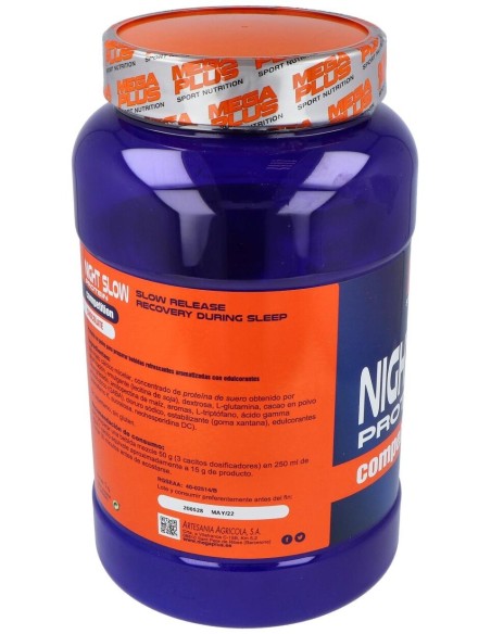 Night Slow Protein Competition Sabor Chocolate 1Kg de Mega Plus