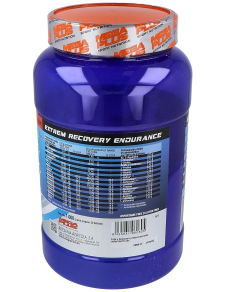 Extreme Recovery Endurance Chocolate 1Kg. de Mega Plus