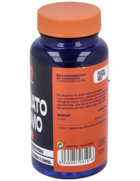 Cromo Picolinato 100µg. 125Comp. de Mega Plus