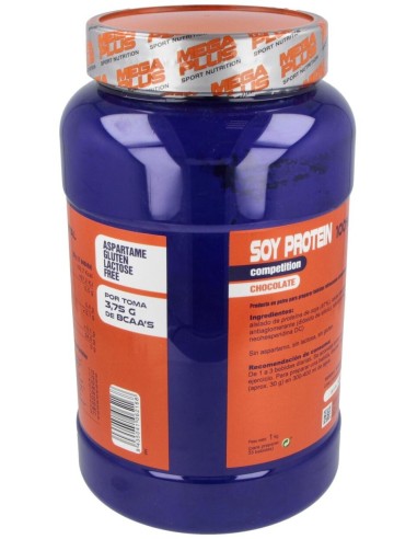 Soy Protein Chocolate 1Kg. de Mega Plus