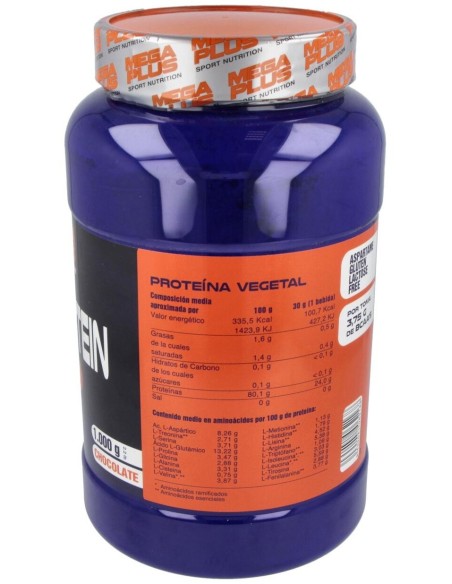 Soy Protein Chocolate 1Kg. de Mega Plus