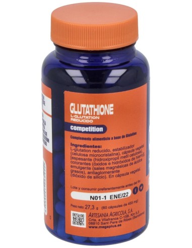 Glutathione 60Cap. Competition de Mega Plus