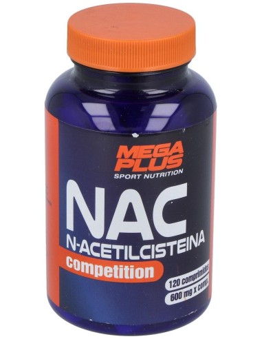 Nac N-Acetilcisteina 120Comp. de Mega Plus