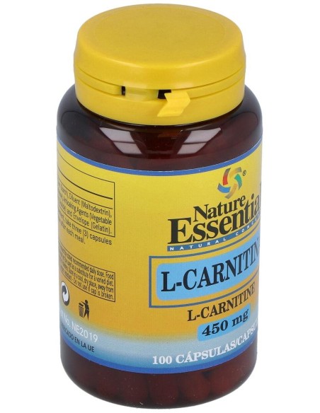 L-Carnitina 450Mg. 100Cap. de Nature Essential
