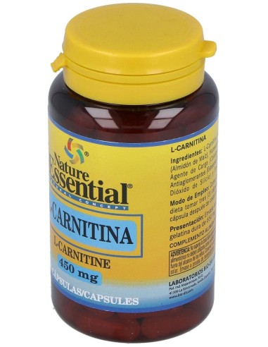 L-Carnitina 450Mg. 100Cap. de Nature Essential
