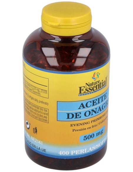 Aceite De Onagra 500Mg. (10% Gla) 400Perlas de Nature Essential