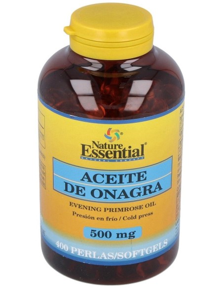 Aceite De Onagra 500Mg. (10% Gla) 400Perlas de Nature Essential