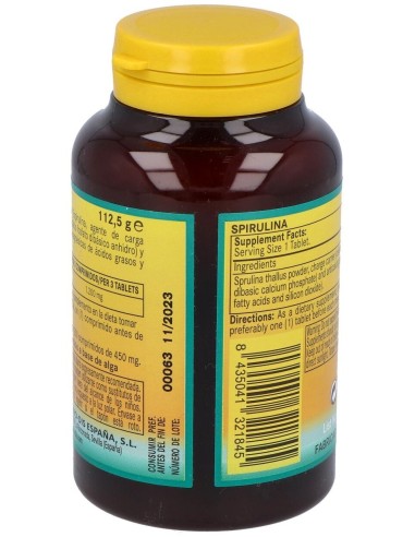 Espirulina 400Mg. 250Comp. de Nature Essential