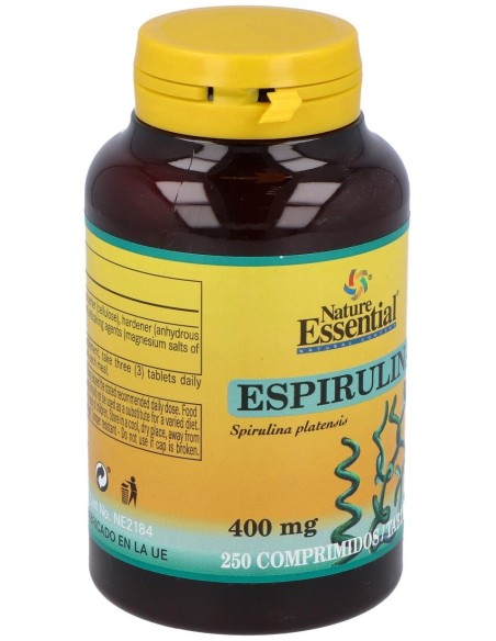 Espirulina 400Mg. 250Comp. de Nature Essential