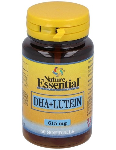 Dha + Luteina 615Mg. 50Perlas de Nature Essential