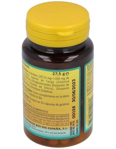 Arandano 1000Mg. 50Cap. de Nature Essential