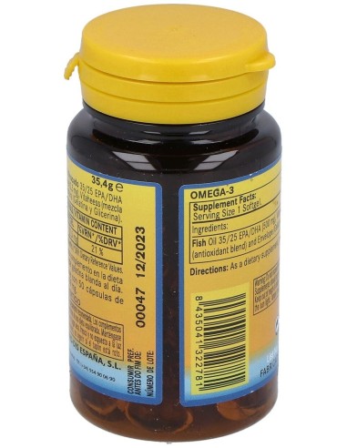 Omega 3 (Epa 35% Dha 25%) 500Mg. 50Perlas de Nature Essential