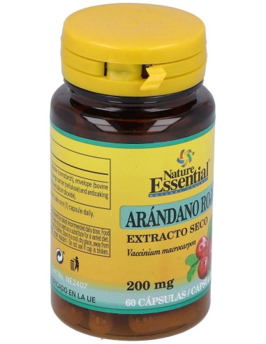 Arandano Rojo 5000Mg. (Ext. Seco 200Mg.) 60Cap. de Nature Essential