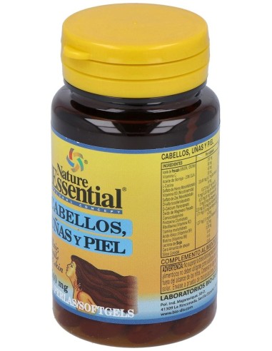 Cabello, Uñas Y Piel 540Mg. 60Perlas de Nature Essential