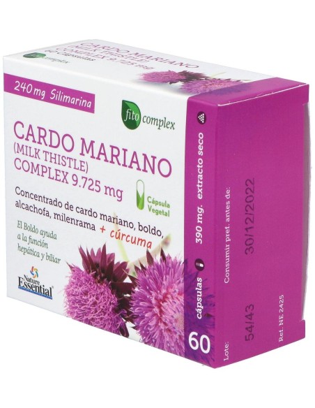 Cardo Mariano Complex 9725Mg. 60Cap. de Nature Essential