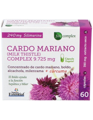 Cardo Mariano Complex 9725Mg. 60Cap. de Nature Essential