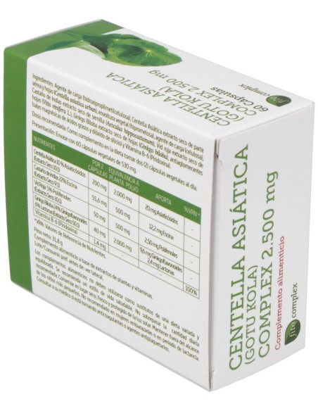 Centella Asiatica Complex 2500Mg. 60Cap. de Nature Essential