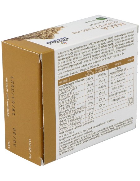 Maca Complex 3000Mg. 60Cap. de Nature Essential