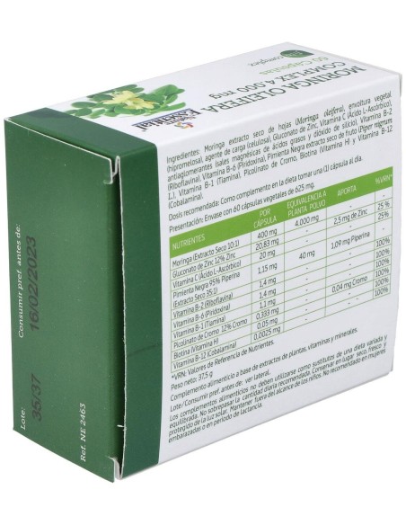 Moringa Complex 4000Mg. 60Cap. de Nature Essential