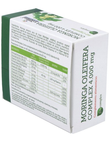 Moringa Complex 4000Mg. 60Cap. de Nature Essential