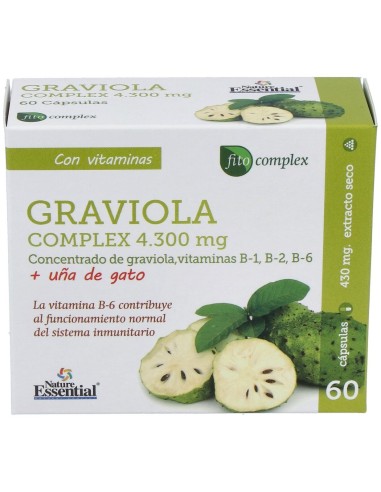 Graviola Complex 4300Mg. 60Cap. de Nature Essential