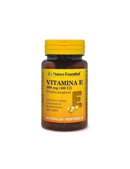 Vitamina E 400Ui Natural 60Perlas. de Nature Essential