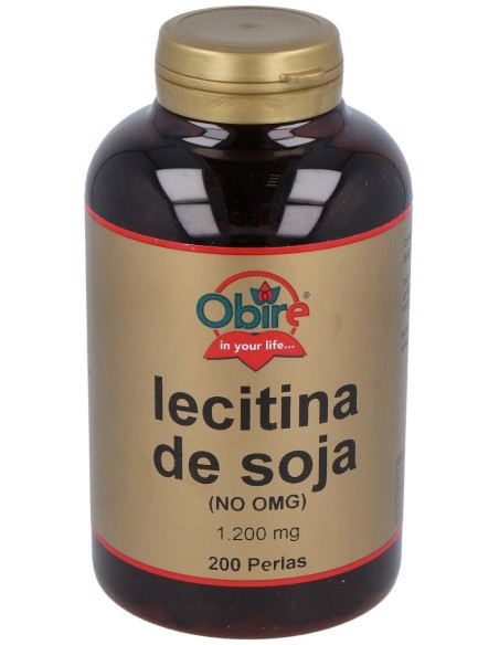Lecitina De Soja Ip 1200Mg. 200Perlas de Obire